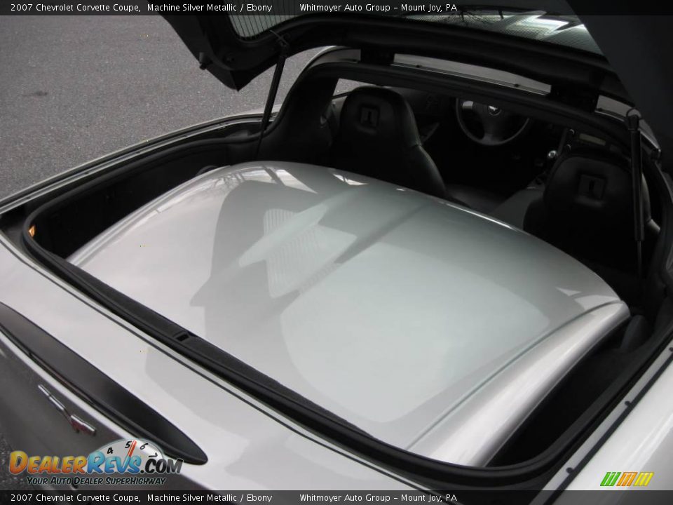 2007 Chevrolet Corvette Coupe Machine Silver Metallic / Ebony Photo #13