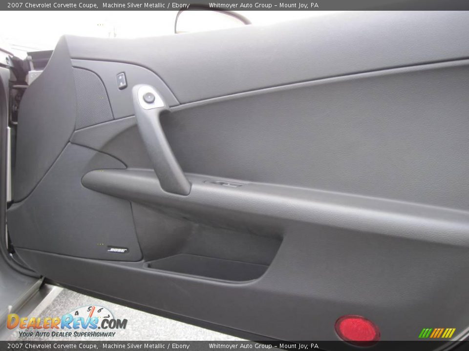 2007 Chevrolet Corvette Coupe Machine Silver Metallic / Ebony Photo #14