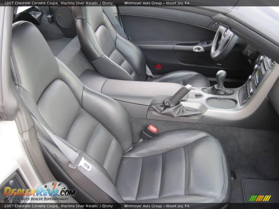 2007 Chevrolet Corvette Coupe Machine Silver Metallic / Ebony Photo #16