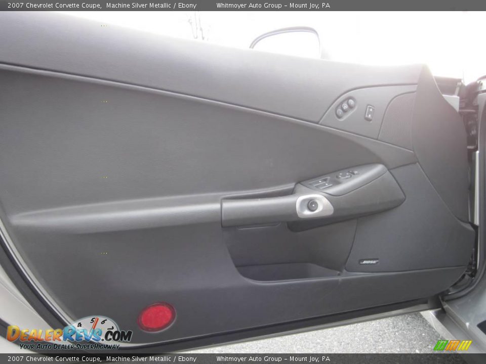 2007 Chevrolet Corvette Coupe Machine Silver Metallic / Ebony Photo #18