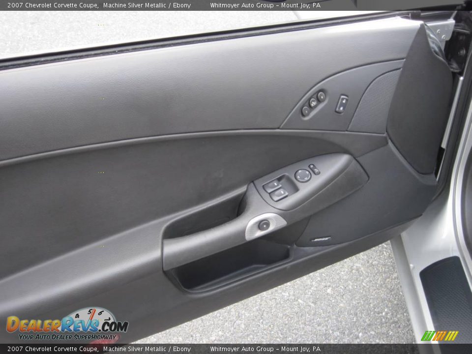2007 Chevrolet Corvette Coupe Machine Silver Metallic / Ebony Photo #19