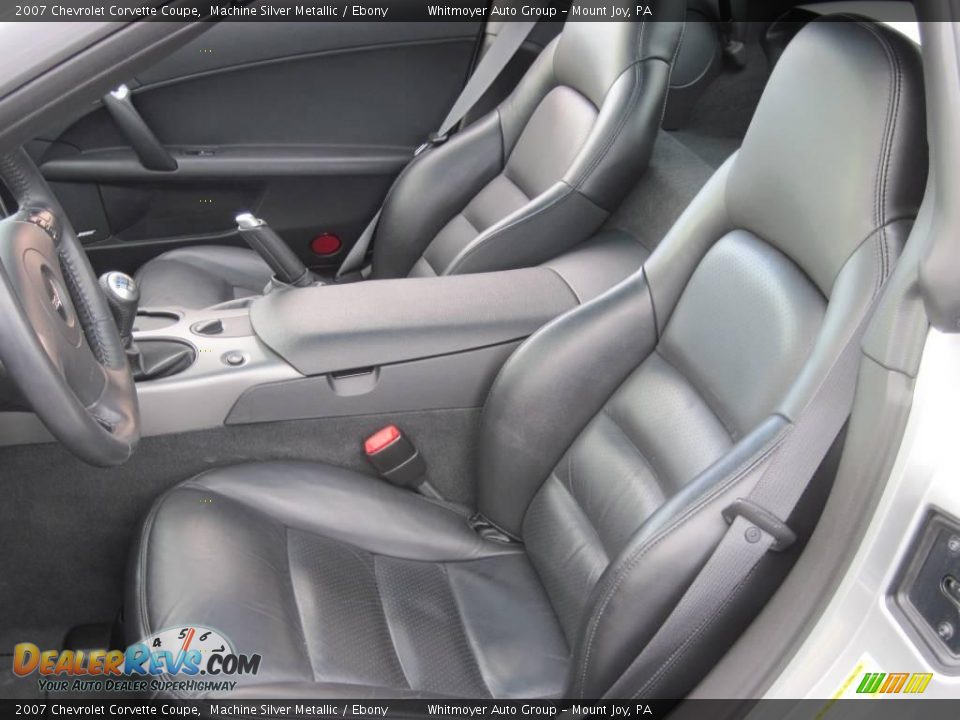 2007 Chevrolet Corvette Coupe Machine Silver Metallic / Ebony Photo #20