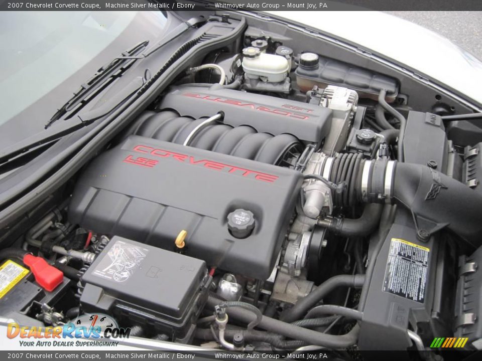 2007 Chevrolet Corvette Coupe Machine Silver Metallic / Ebony Photo #31