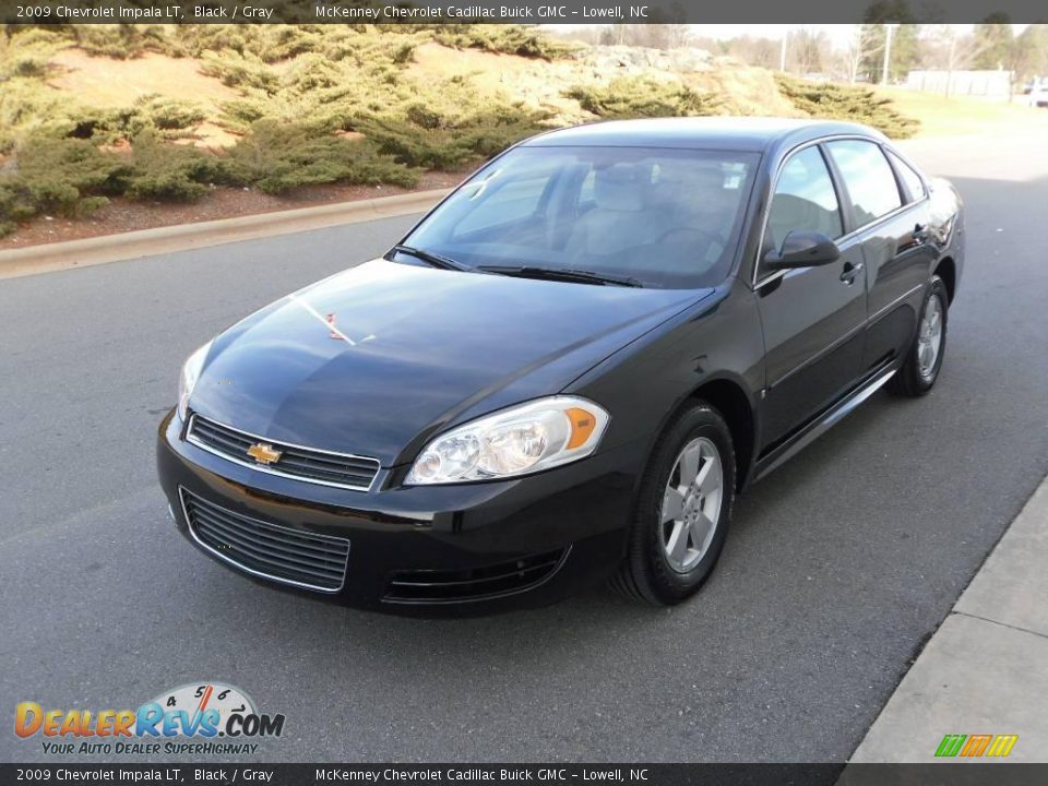 2009 Chevrolet Impala LT Black / Gray Photo #1