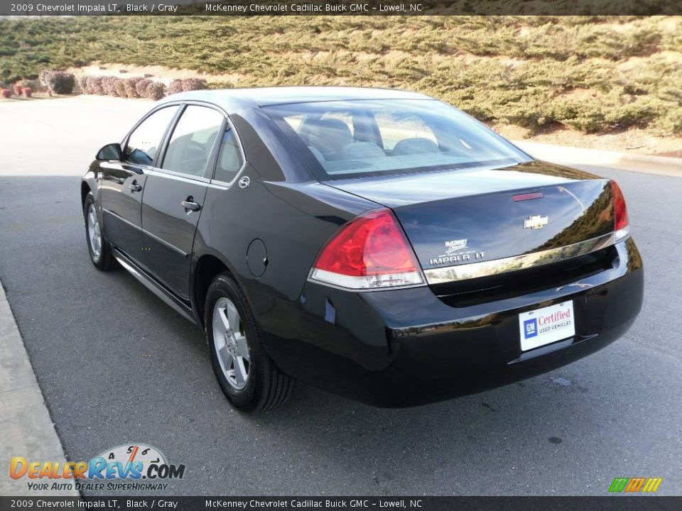 2009 Chevrolet Impala LT Black / Gray Photo #2