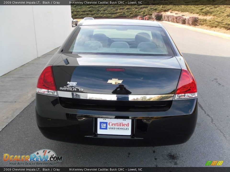 2009 Chevrolet Impala LT Black / Gray Photo #3