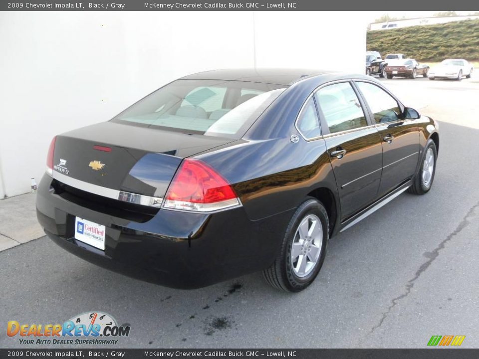 2009 Chevrolet Impala LT Black / Gray Photo #4