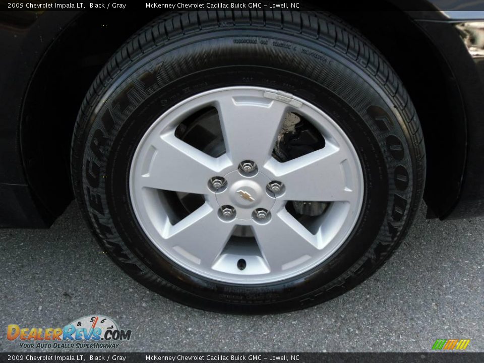 2009 Chevrolet Impala LT Black / Gray Photo #17