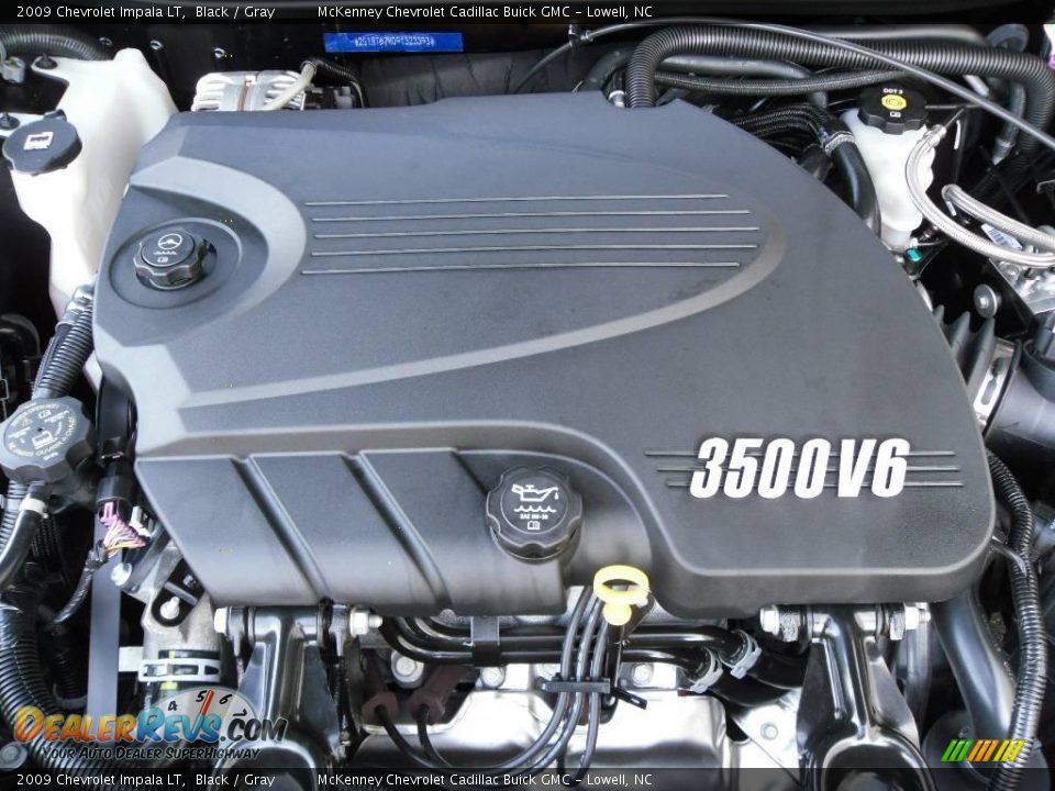 2009 Chevrolet Impala LT Black / Gray Photo #20