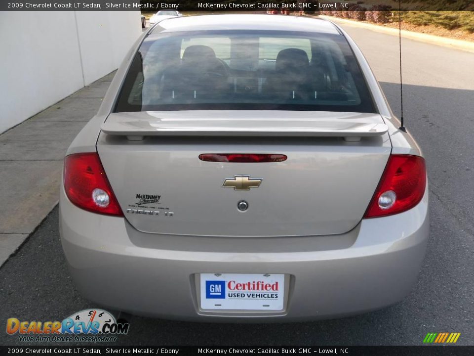 2009 Chevrolet Cobalt LT Sedan Silver Ice Metallic / Ebony Photo #3