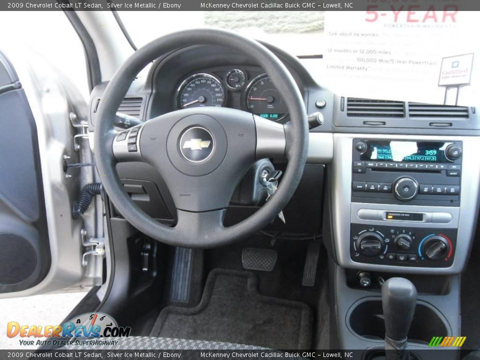 2009 Chevrolet Cobalt LT Sedan Silver Ice Metallic / Ebony Photo #21