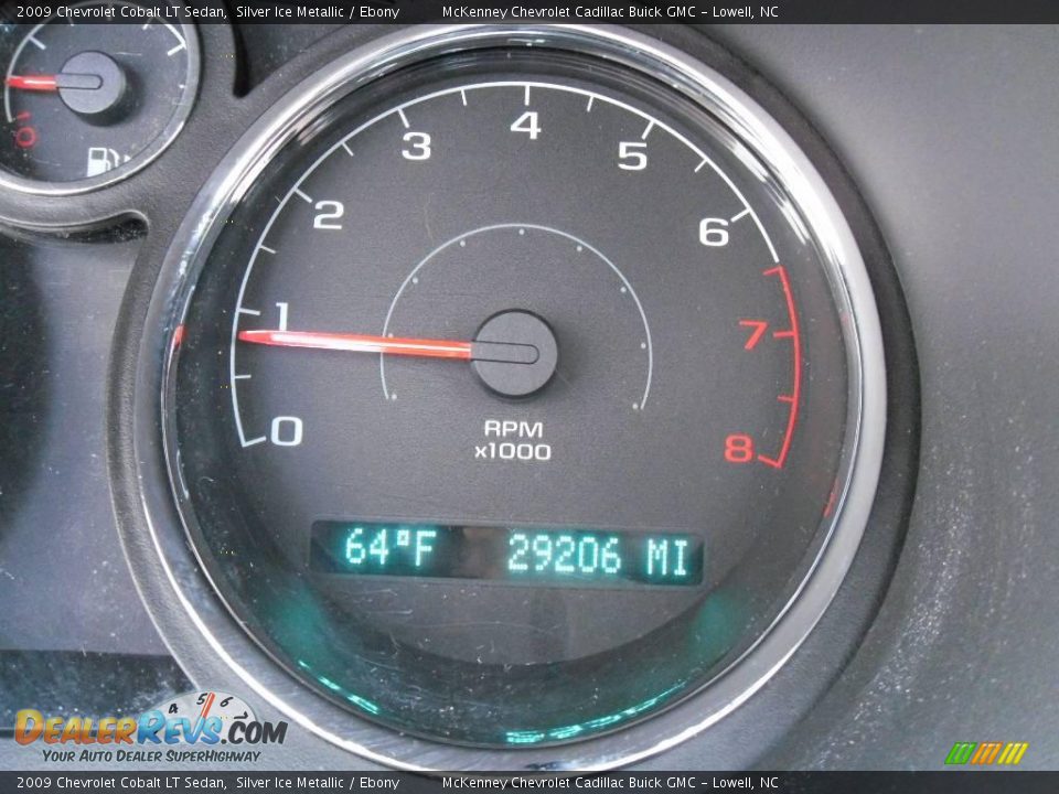 2009 Chevrolet Cobalt LT Sedan Silver Ice Metallic / Ebony Photo #25