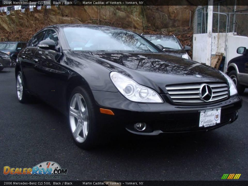 2006 Mercedes-Benz CLS 500 Black / Black Photo #3