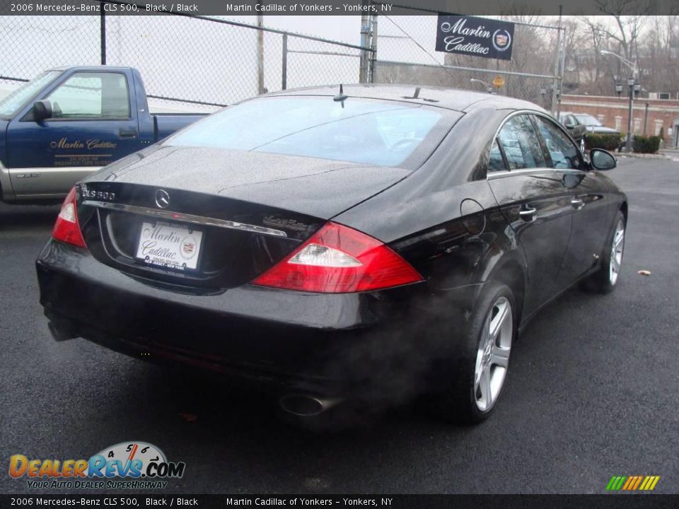 2006 Mercedes-Benz CLS 500 Black / Black Photo #5