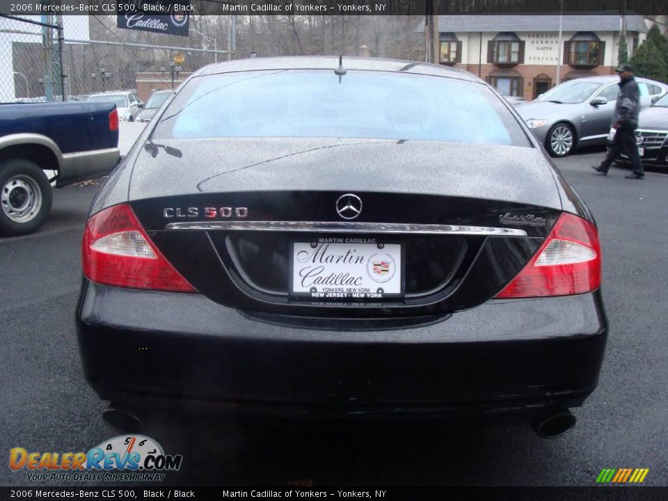 2006 Mercedes-Benz CLS 500 Black / Black Photo #6