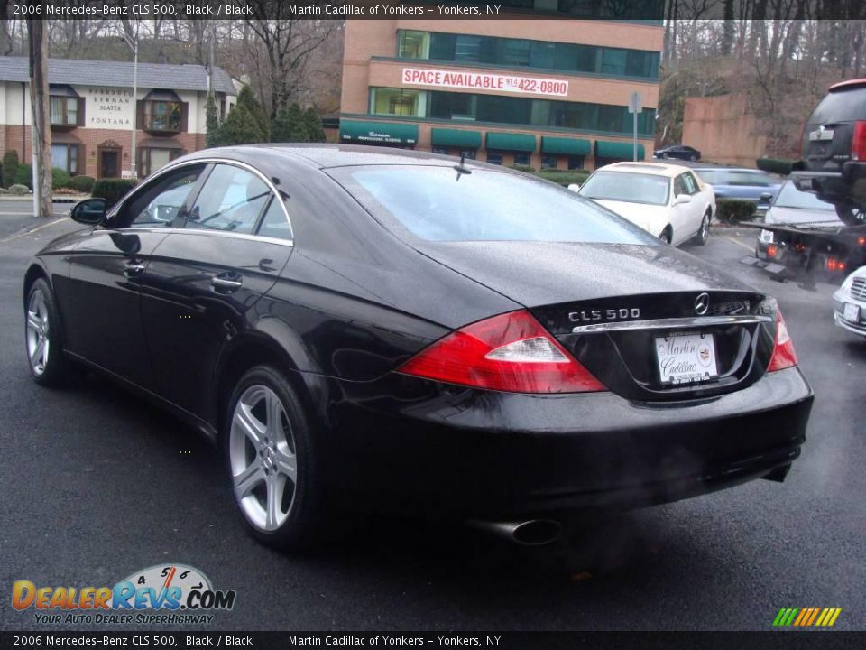 2006 Mercedes-Benz CLS 500 Black / Black Photo #7