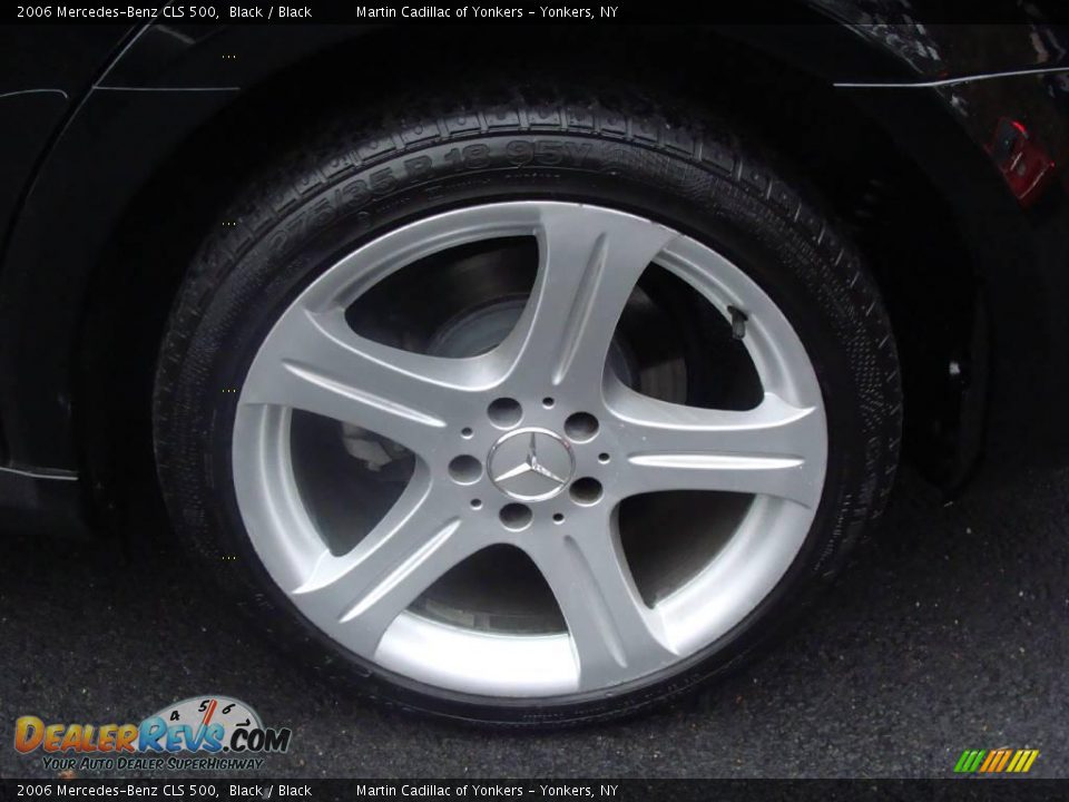2006 Mercedes-Benz CLS 500 Black / Black Photo #8