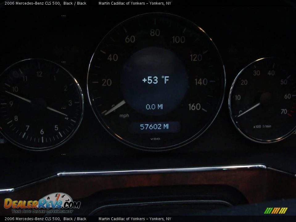 2006 Mercedes-Benz CLS 500 Black / Black Photo #25