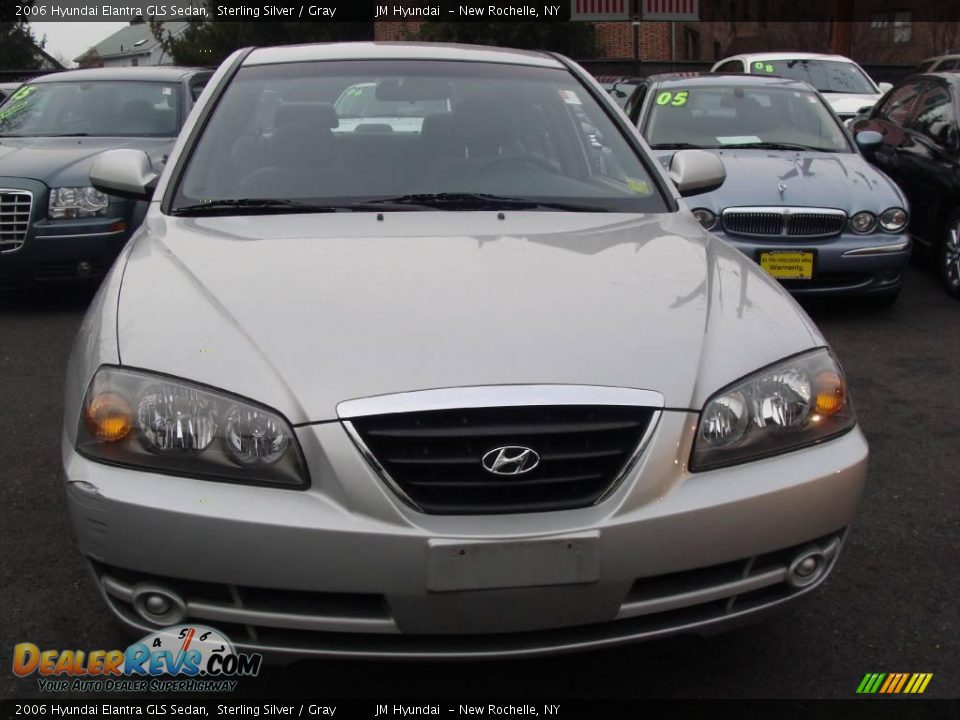 2006 Hyundai Elantra GLS Sedan Sterling Silver / Gray Photo #2