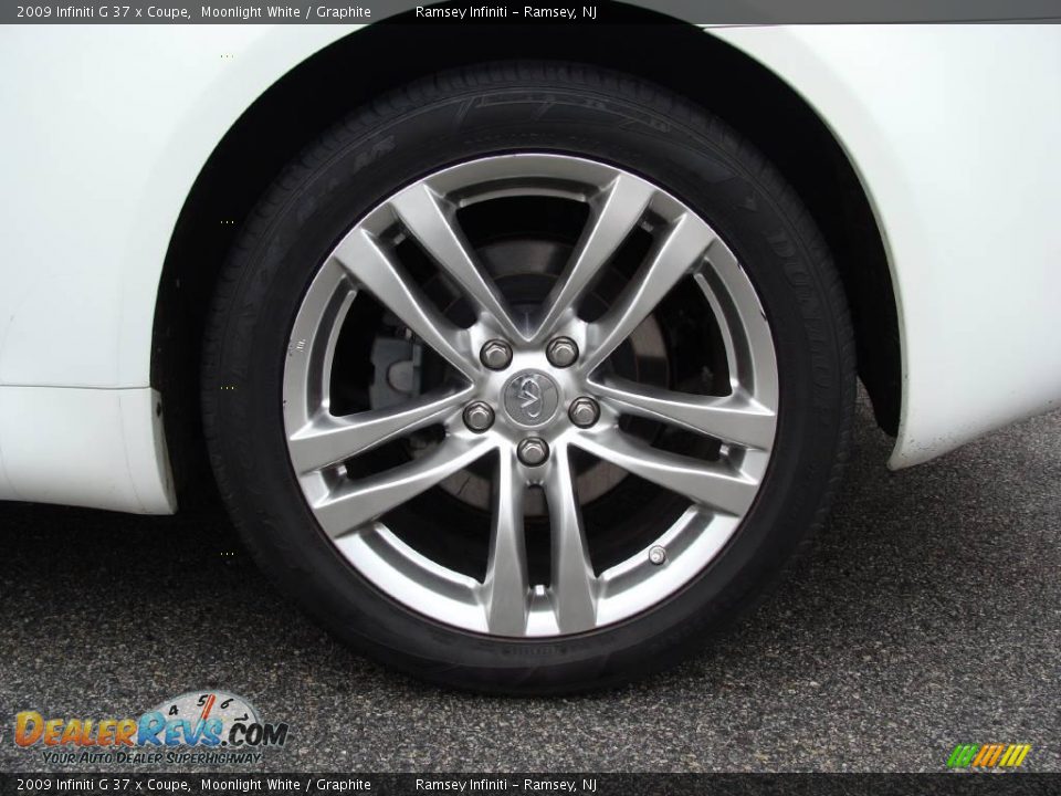 2009 Infiniti G 37 x Coupe Moonlight White / Graphite Photo #4