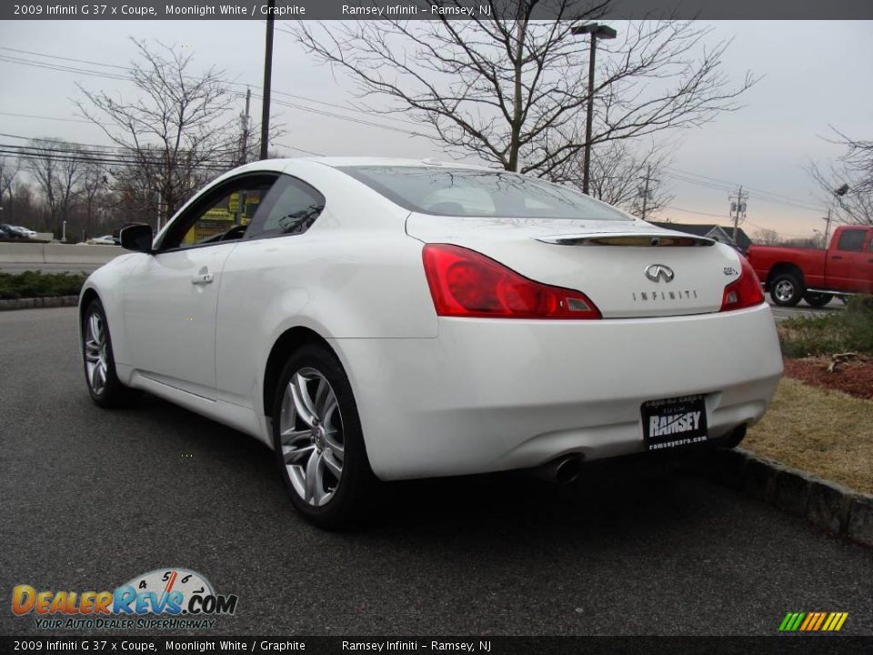 2009 Infiniti G 37 x Coupe Moonlight White / Graphite Photo #5