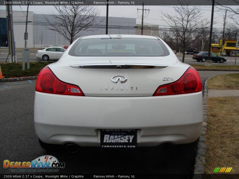 2009 Infiniti G 37 x Coupe Moonlight White / Graphite Photo #6