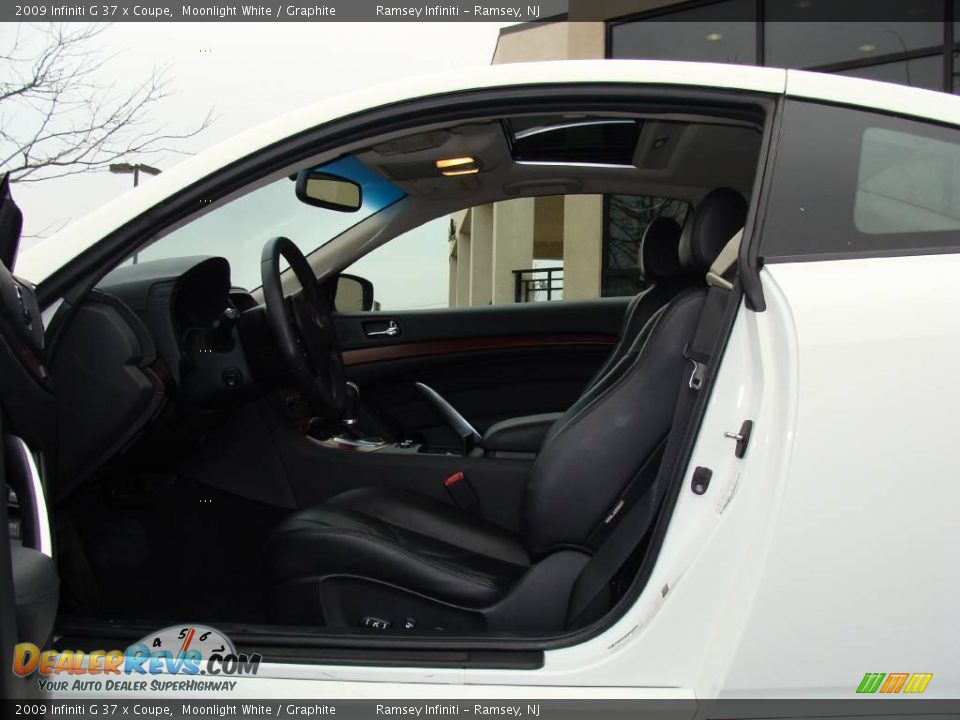 2009 Infiniti G 37 x Coupe Moonlight White / Graphite Photo #8