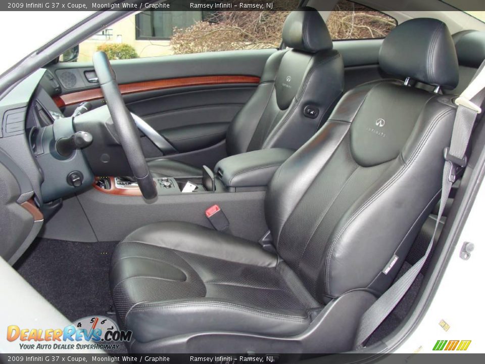 2009 Infiniti G 37 x Coupe Moonlight White / Graphite Photo #10