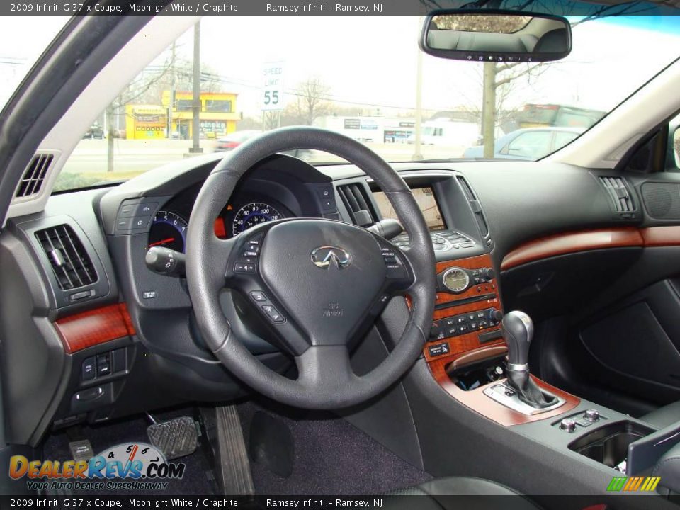2009 Infiniti G 37 x Coupe Moonlight White / Graphite Photo #11