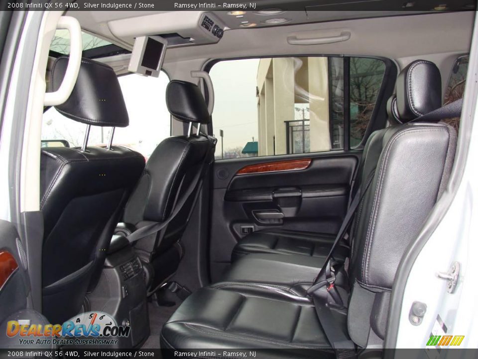 2008 Infiniti QX 56 4WD Silver Indulgence / Stone Photo #7