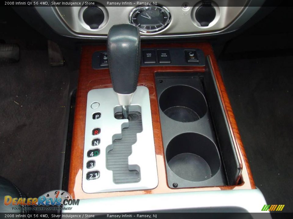 2008 Infiniti QX 56 4WD Silver Indulgence / Stone Photo #13