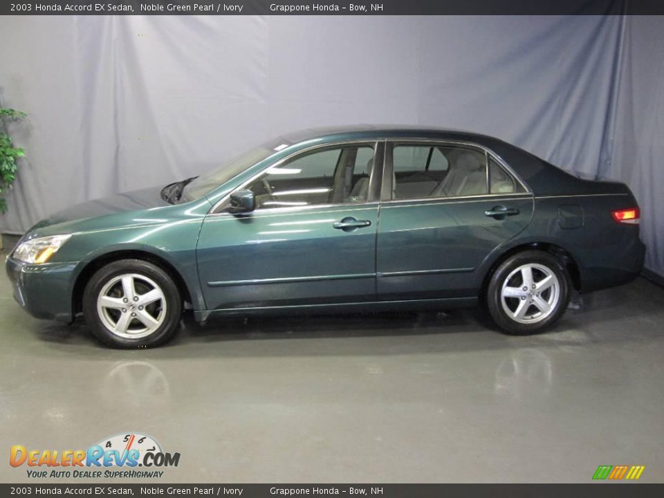 2003 Honda Accord EX Sedan Noble Green Pearl / Ivory Photo #2