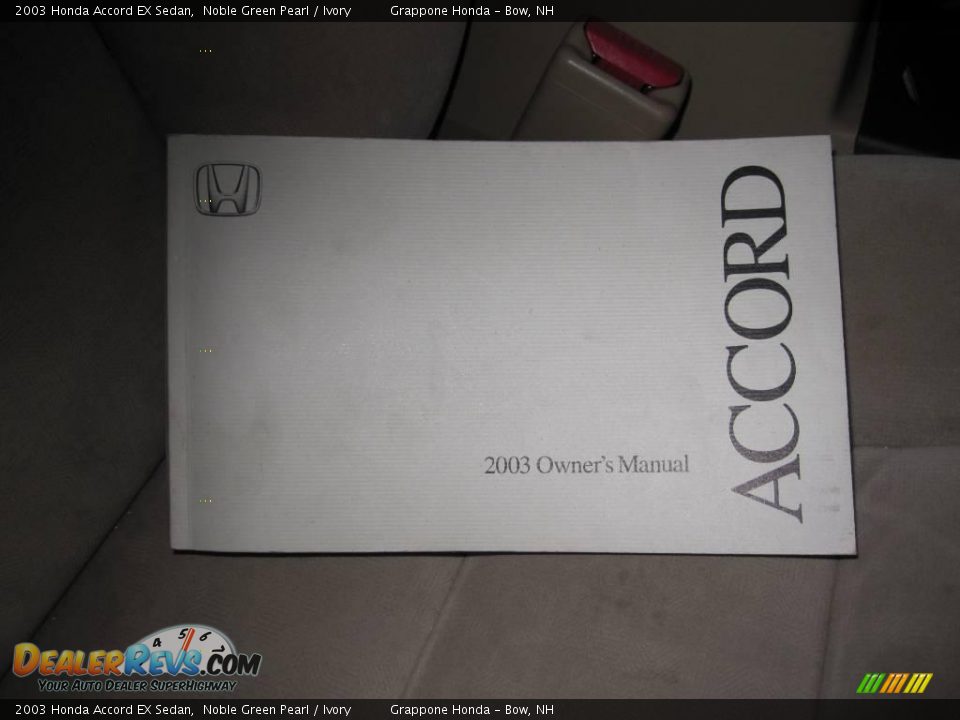 2003 Honda Accord EX Sedan Noble Green Pearl / Ivory Photo #9