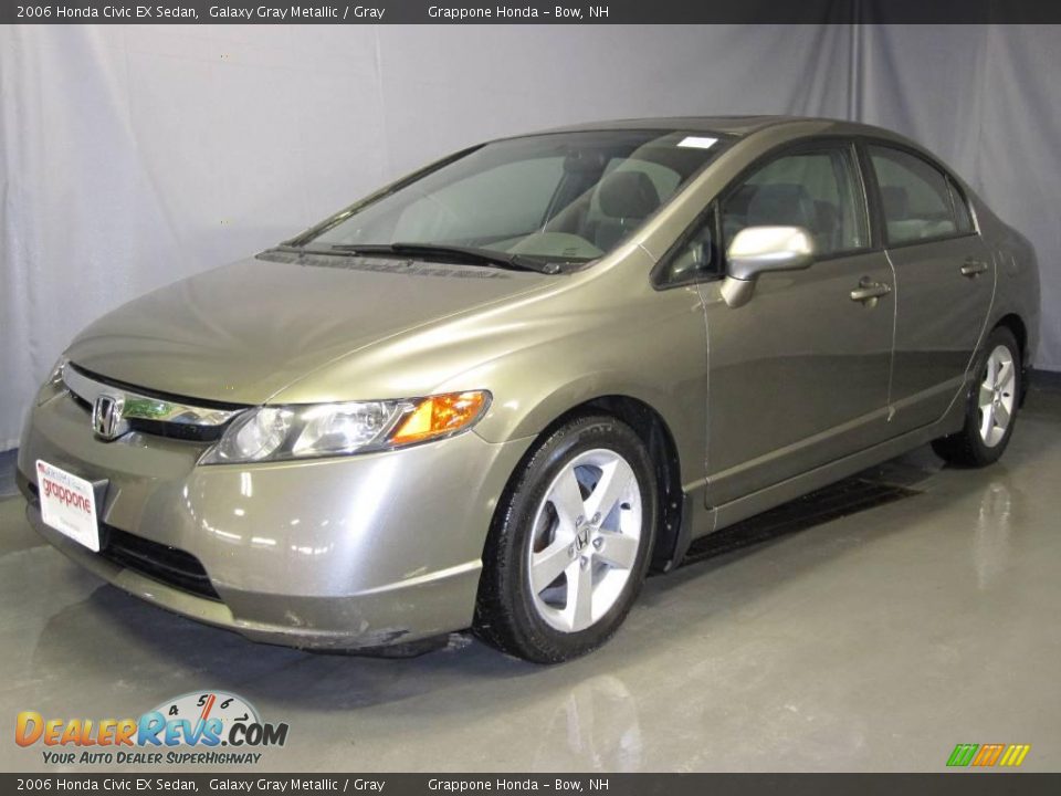 2006 Honda Civic EX Sedan Galaxy Gray Metallic / Gray Photo #1