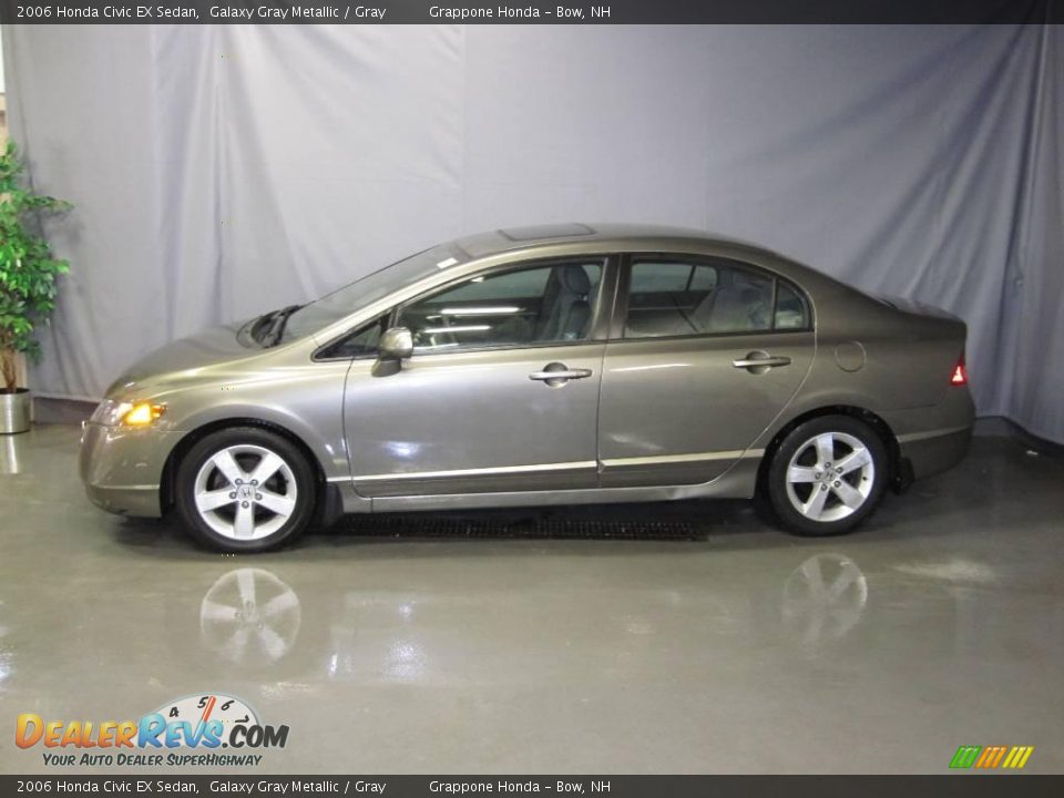 2006 Honda Civic EX Sedan Galaxy Gray Metallic / Gray Photo #2