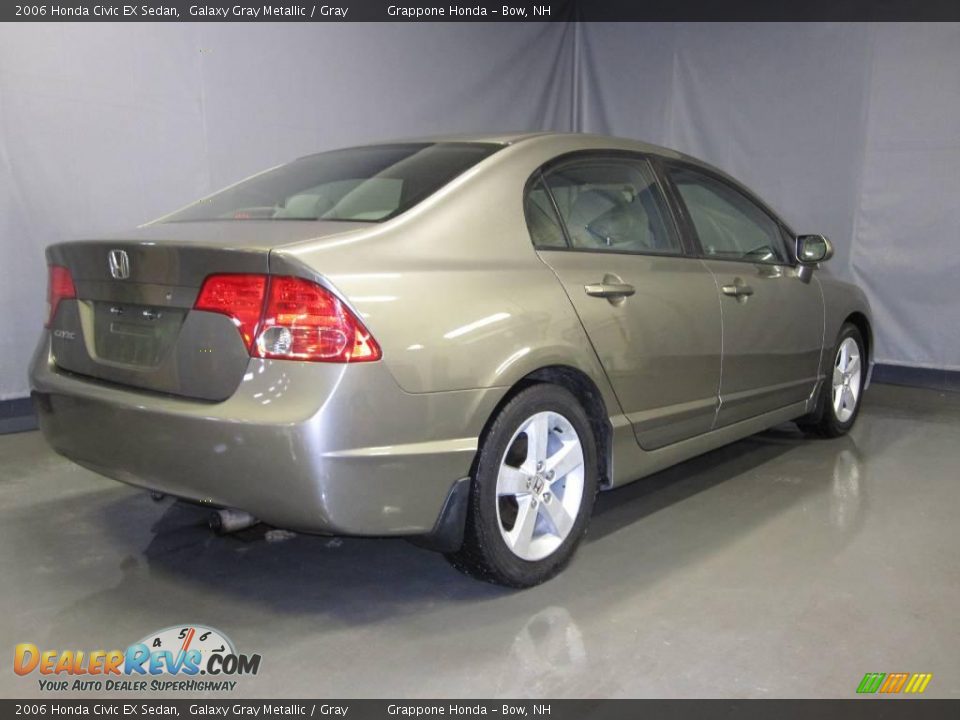 2006 Honda Civic EX Sedan Galaxy Gray Metallic / Gray Photo #3