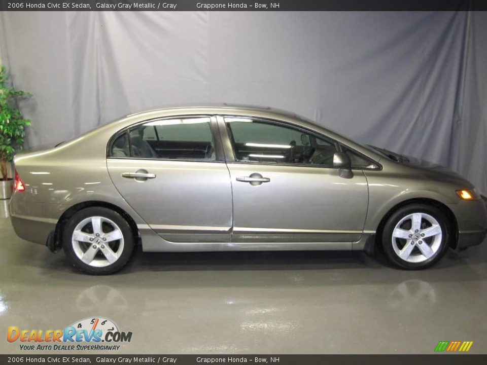 2006 Honda Civic EX Sedan Galaxy Gray Metallic / Gray Photo #4