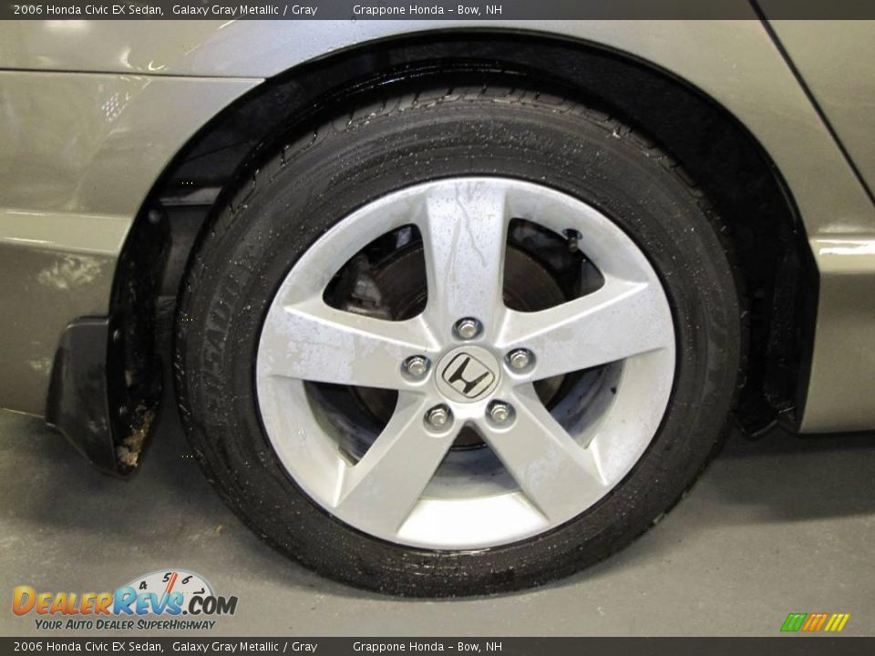 2006 Honda Civic EX Sedan Galaxy Gray Metallic / Gray Photo #5