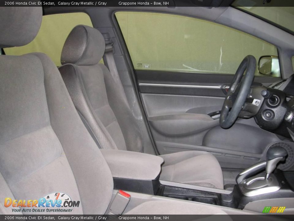 2006 Honda Civic EX Sedan Galaxy Gray Metallic / Gray Photo #7