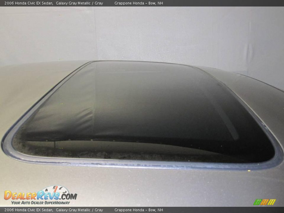 2006 Honda Civic EX Sedan Galaxy Gray Metallic / Gray Photo #8