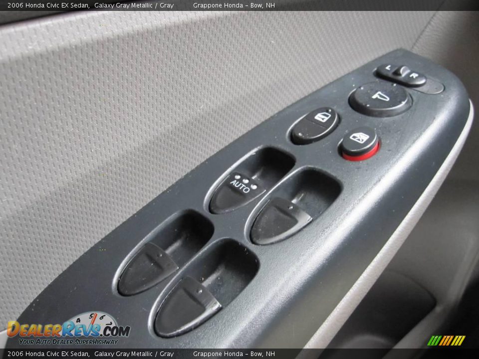 2006 Honda Civic EX Sedan Galaxy Gray Metallic / Gray Photo #9