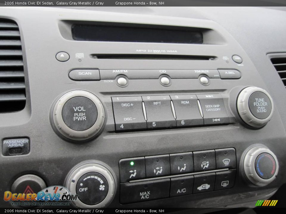 2006 Honda Civic EX Sedan Galaxy Gray Metallic / Gray Photo #10