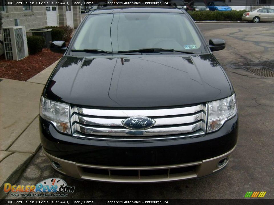 2008 Ford Taurus X Eddie Bauer AWD Black / Camel Photo #7