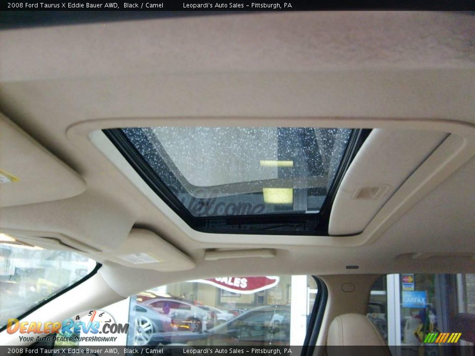 2008 Ford Taurus X Eddie Bauer AWD Black / Camel Photo #9