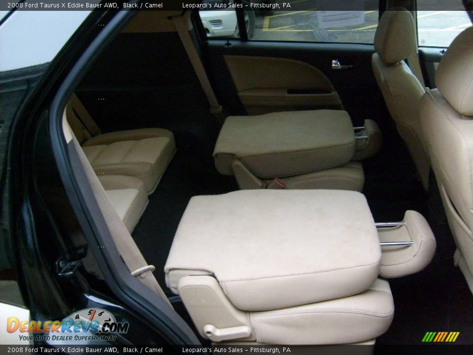 2008 Ford Taurus X Eddie Bauer AWD Black / Camel Photo #11