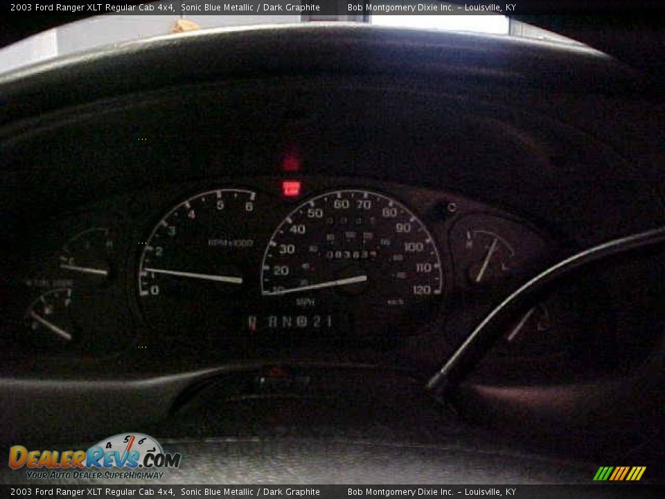 2003 Ford Ranger XLT Regular Cab 4x4 Sonic Blue Metallic / Dark Graphite Photo #11