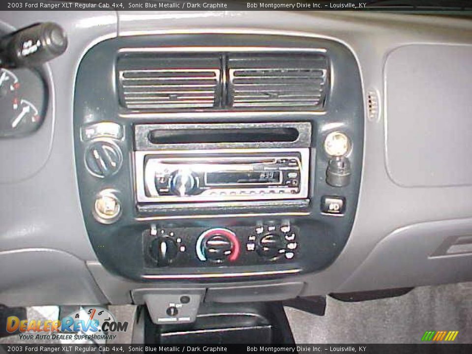 2003 Ford Ranger XLT Regular Cab 4x4 Sonic Blue Metallic / Dark Graphite Photo #12