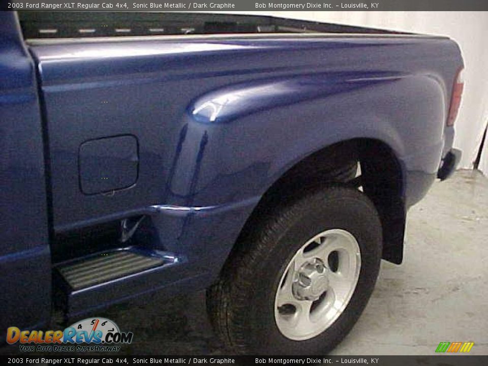 2003 Ford Ranger XLT Regular Cab 4x4 Sonic Blue Metallic / Dark Graphite Photo #13