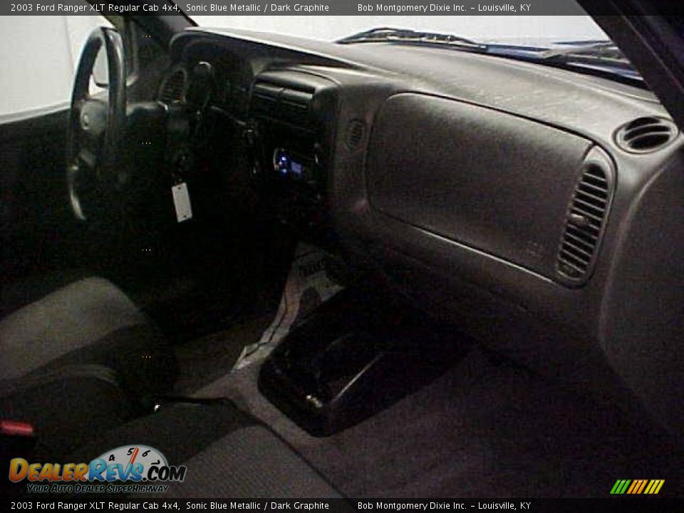 2003 Ford Ranger XLT Regular Cab 4x4 Sonic Blue Metallic / Dark Graphite Photo #16