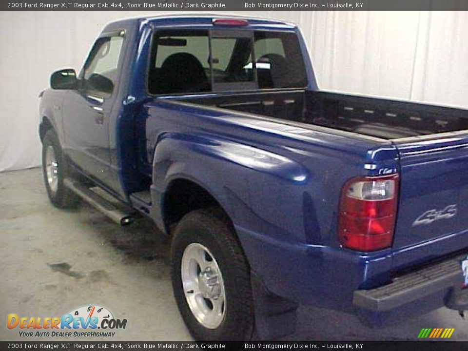 2003 Ford Ranger XLT Regular Cab 4x4 Sonic Blue Metallic / Dark Graphite Photo #18